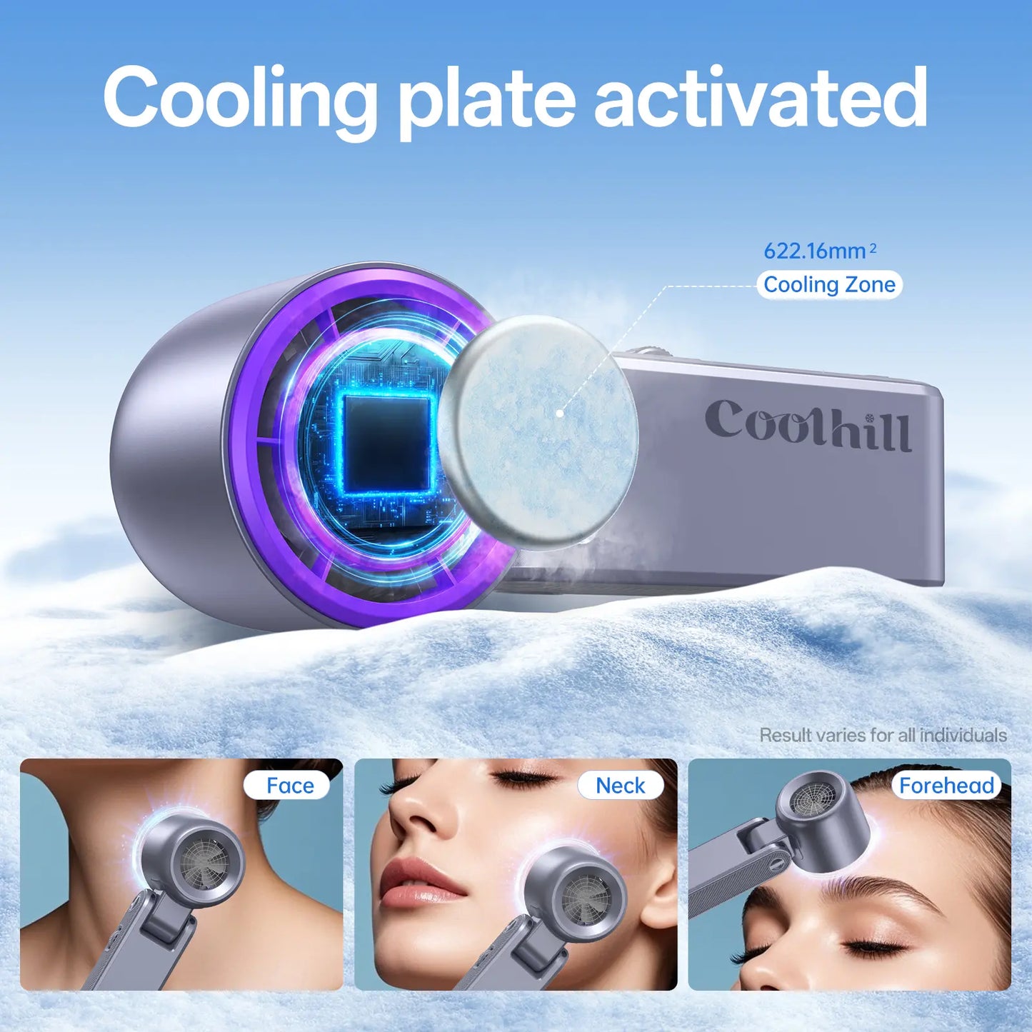 Portable Handheld High-Speed Fan — Stepless Adjustment and Foldable Design